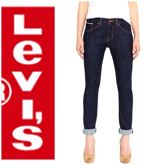 levi's boyfriend skinny fit jeans